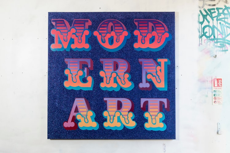 Ben Eine Elevates Typography Artworks for Upcoming London Exhibition