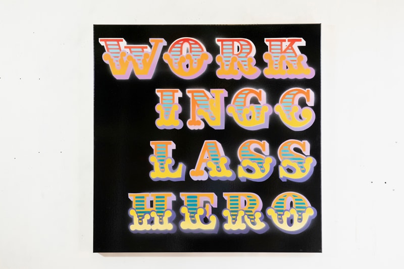 ben eine everything starts somewhere exhibition stolenspace gallery artworks paintings