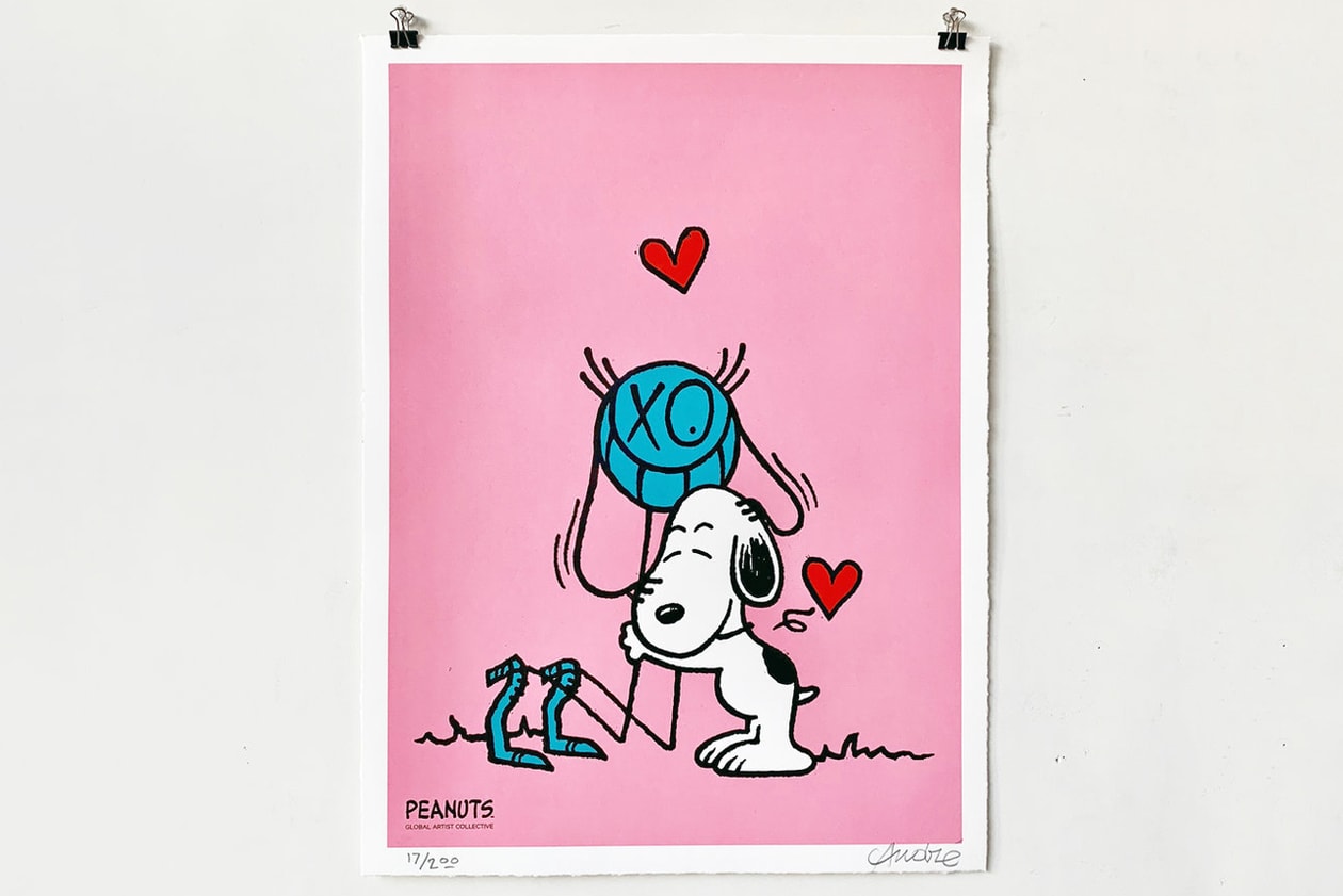 best art drops andre saraiva peanuts snoopy print takashi murakami kaikai kiki plush configurable art felipe pantone futura joshua vides