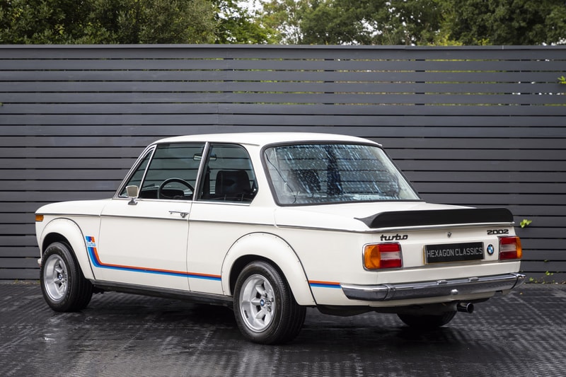 BMW 2002 Turbo Original 1975 Model Auction chamonix white hexagon classics car coupe automotive big sale price