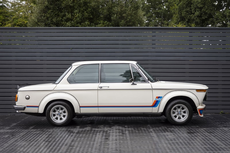 BMW 2002 Turbo Original 1975 Model Auction chamonix white hexagon classics car coupe automotive big sale price