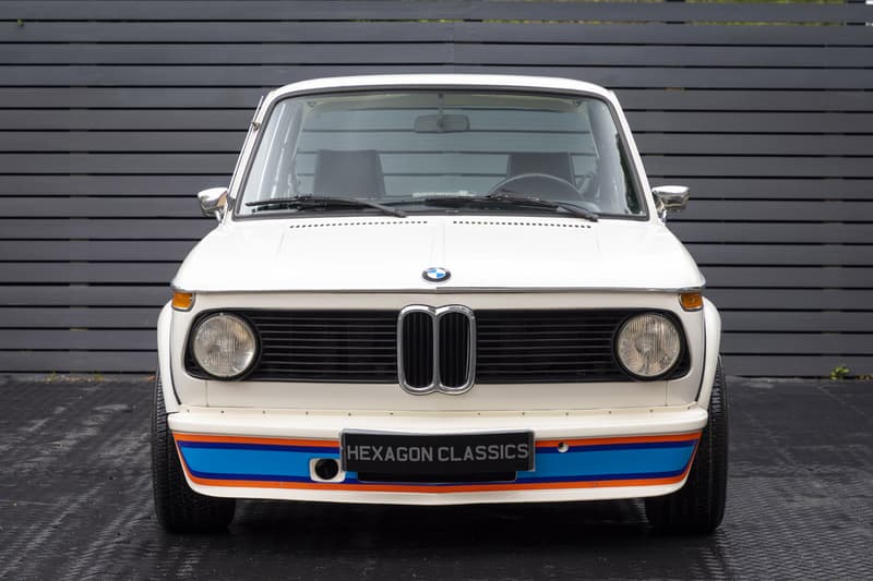 BMW 2002 Turbo Original 1975 Model Auction chamonix white hexagon classics car coupe automotive big sale price