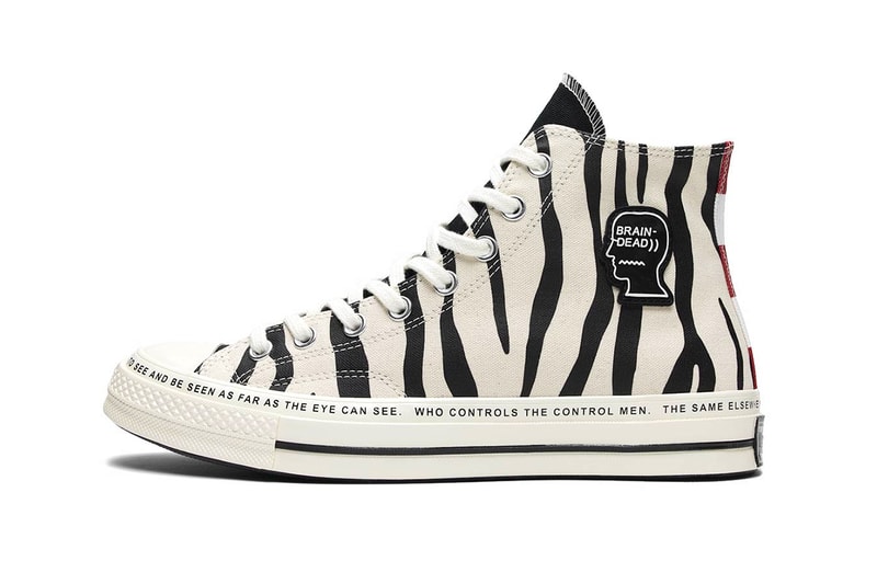 Brain Dead Converse Chuck Taylor All Star 70 Egret Black Multi zebra stripes camo stars Kyle ng duck release date info price