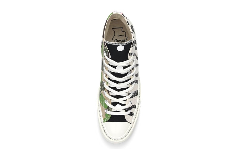Brain Dead Converse Chuck Taylor All Star 70 Egret Black Multi zebra stripes camo stars Kyle ng duck release date info price