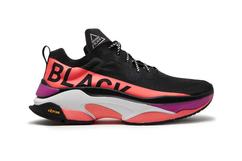 Brandblack Fall Winter 2018 Kite Racer footwear David Raysse sneakers shoes kicks trainers colorway black orange white blue monochrome vibram