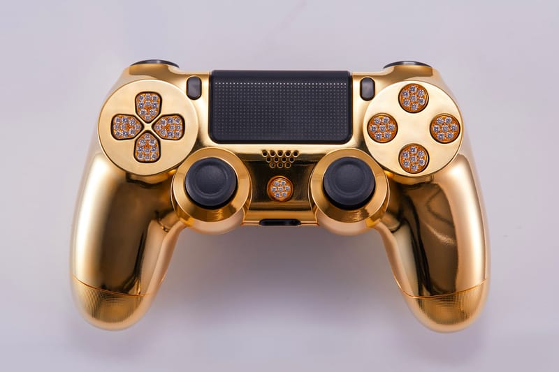 This Gold-Plated, Diamond-Encrusted PS4 Controller Costs $14,000 USD