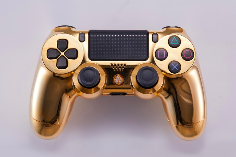 Brikk Sony PlayStation 4 Lux DualShock 4 Controller classic deluxe Gold Plated diamond Encrusted
