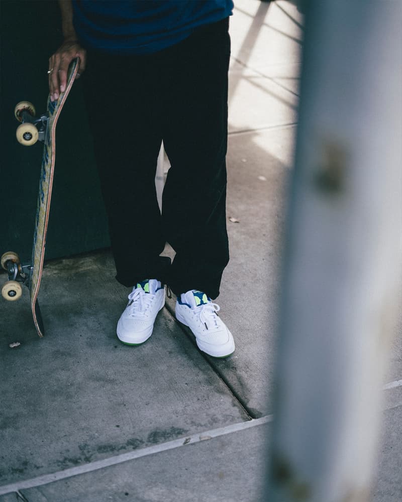 Bronze56K x Reebok Club C Release date sneaker collaboration buy online price info skate white blue green