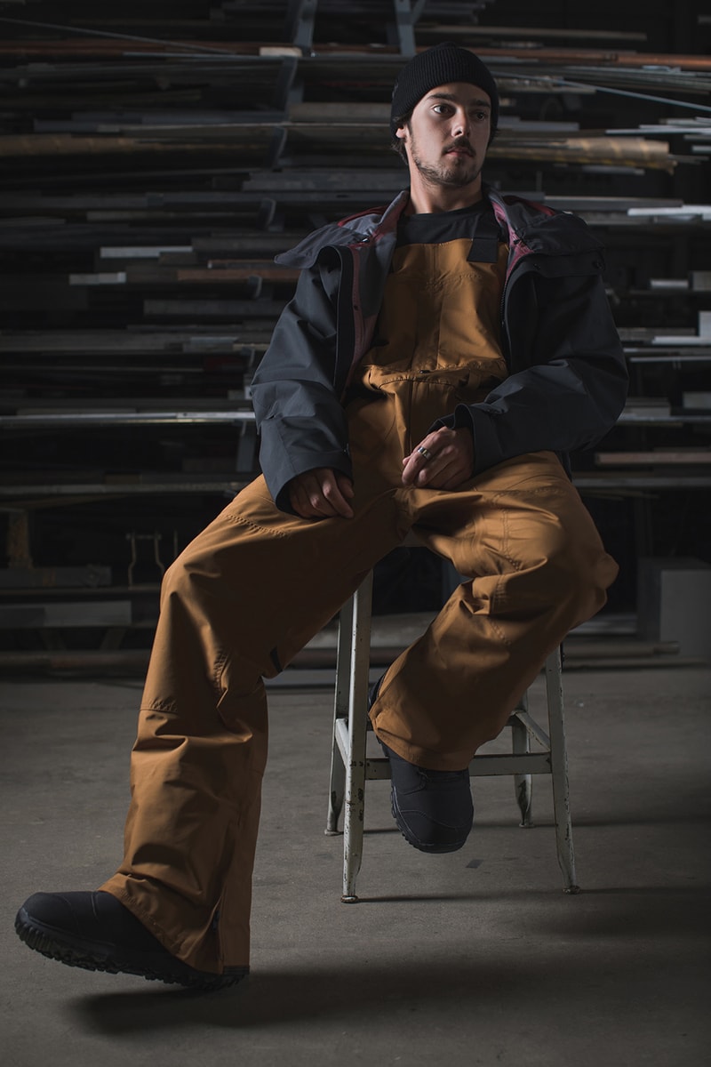 Burton x Carhartt WIP Capsule Collection Mountain Performance Wear Jacket Overalls Backpack Gloves Beanie