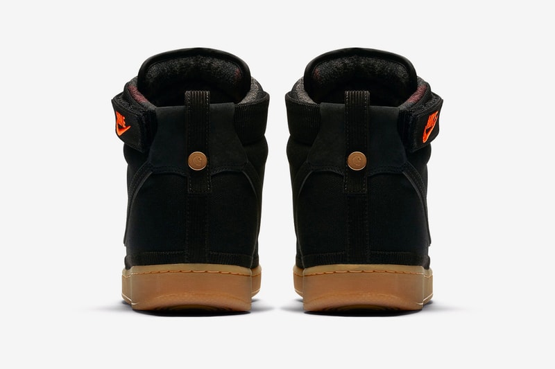 Carhartt WIP Nike Vandal High Supreme black orange leak tease collaborations price