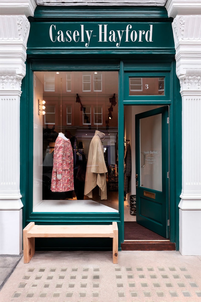 Casely Hayford London Store Inside Closer Look Fashion Clothing High-End Interior Exterior Design 