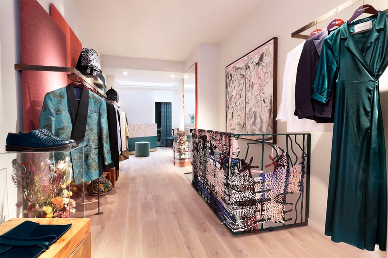 Casely Hayford London Store Inside Closer Look Fashion Clothing High-End Interior Exterior Design 