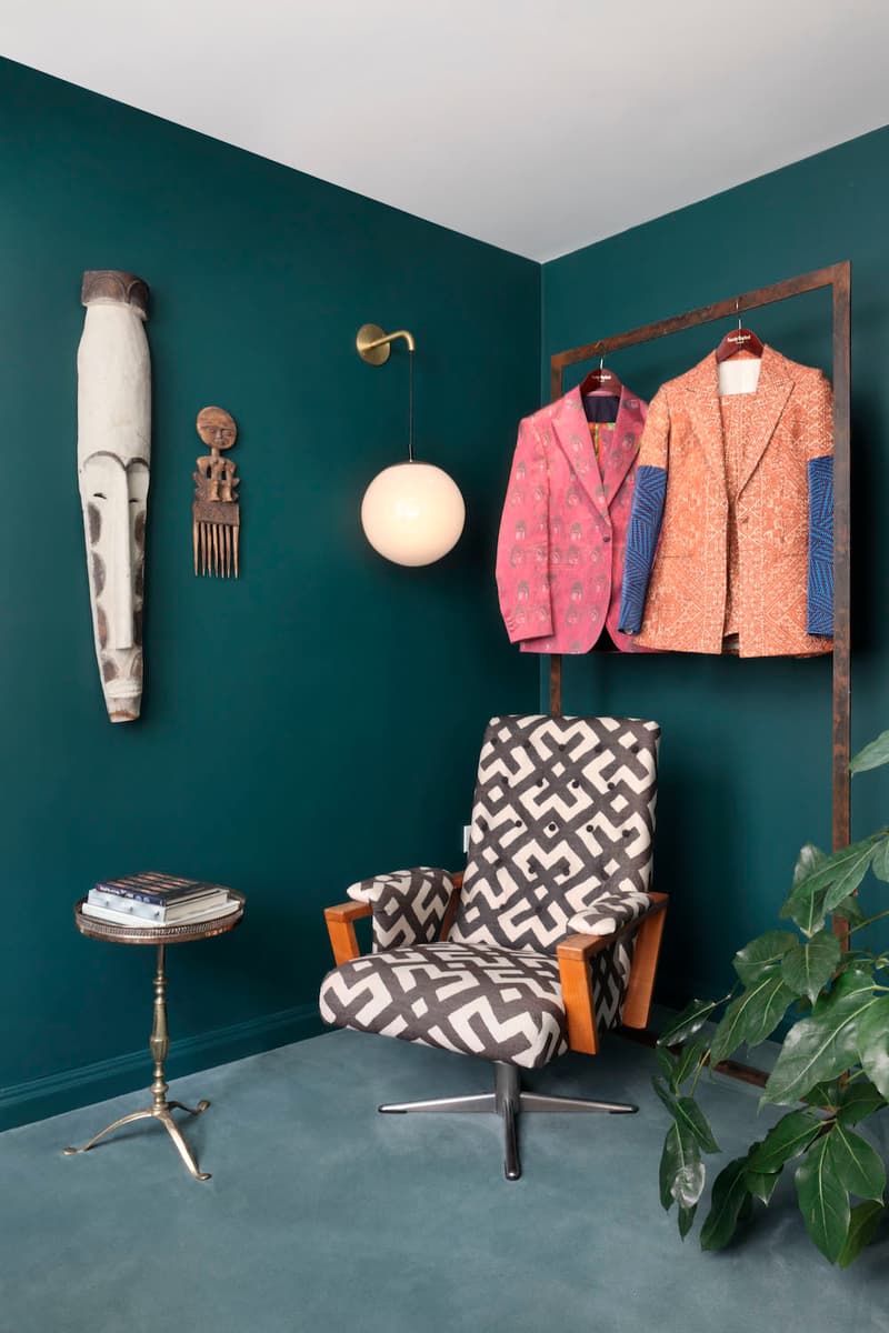 Casely Hayford London Store Inside Closer Look Fashion Clothing High-End Interior Exterior Design