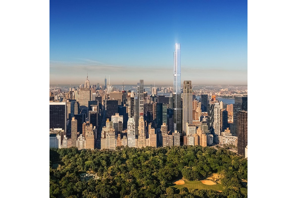 New York Central Park Tower tallest residential building manhattan billionaire's row architecture design