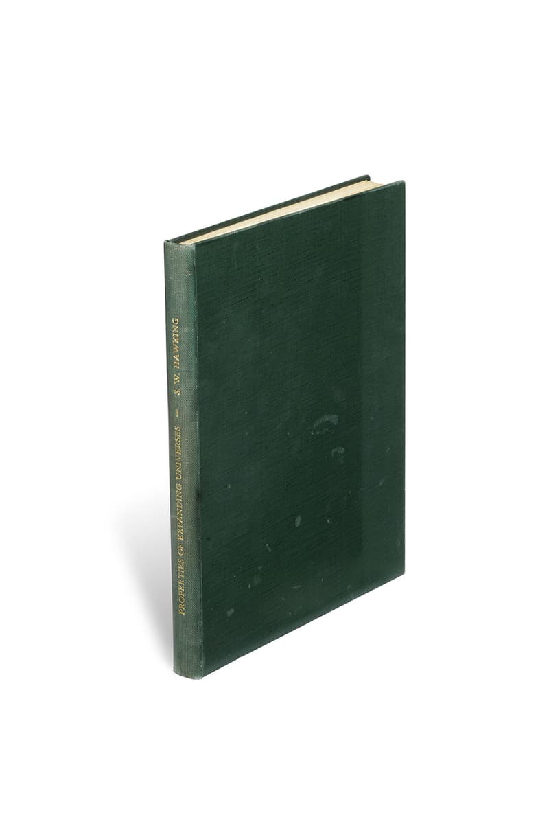 Christie's Stephen Hawking Auction Info On the Shoulders of Giants Newton Darwin Einstein Hawking science physics time travel black holes genius simpsons literature