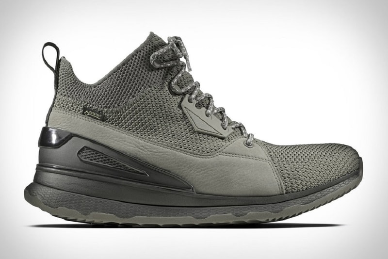 clarks land rover fall 2018 october shoes boots sneakers collab collaboration black light grey khaki gore tex clr 52 hi 51 sneakers