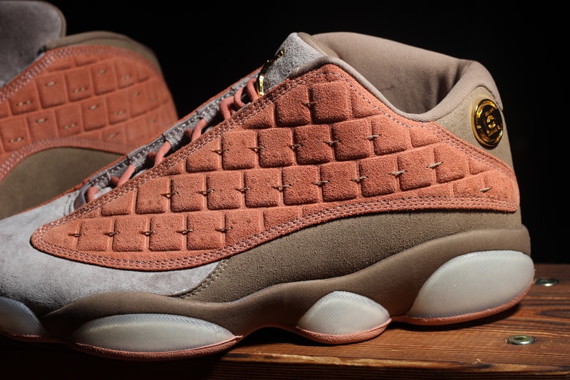CLOT Air Jordan 13 Low Release Info Date White Brown Grey Gold Chinese Terracotta Warriors Edison Chen Kevin Poon Gold jordan brand