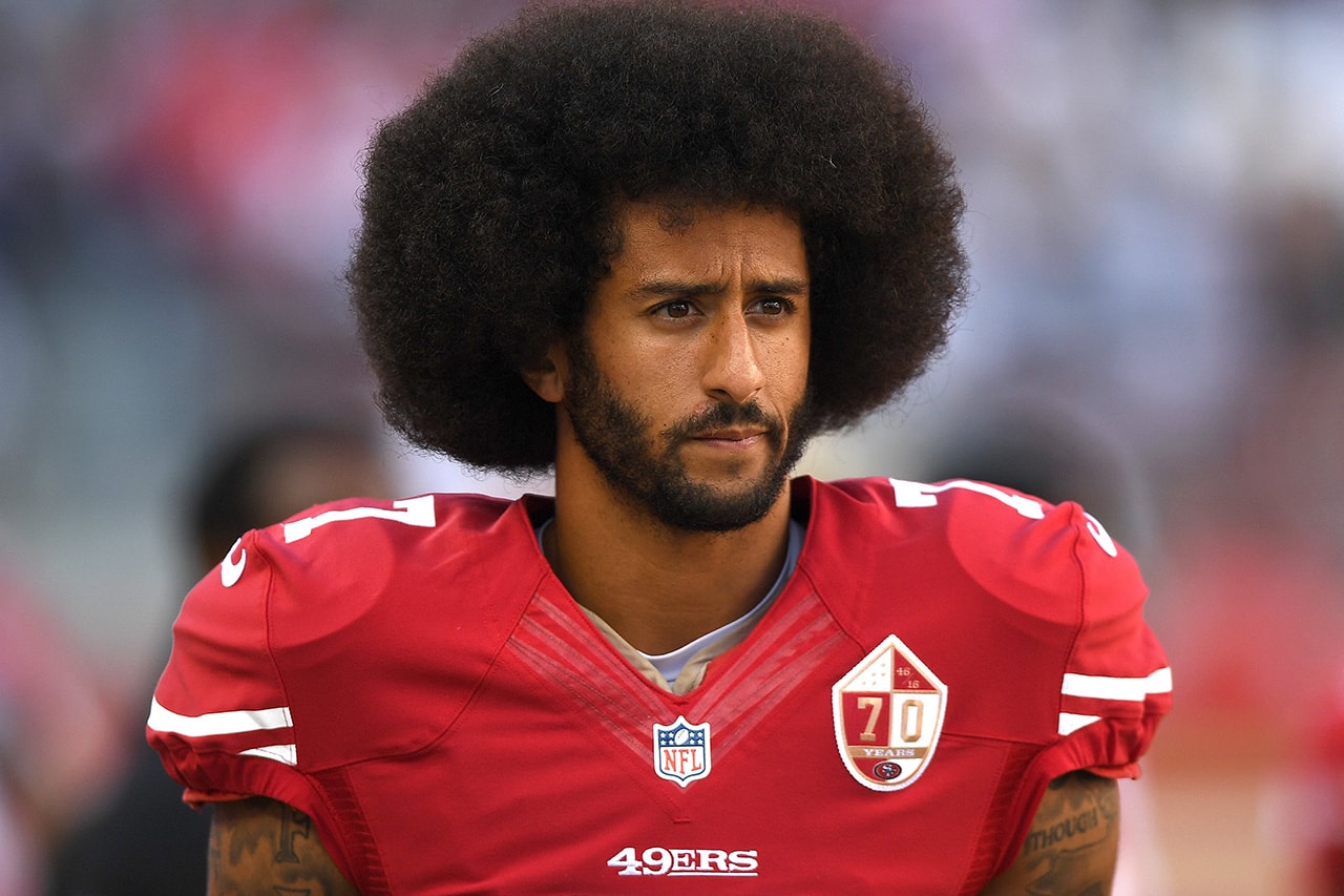 colin kaepernick face hair trademark nike advertisement campaign patent Inked Flash U.S. Patent Trademark Office USPTO october 5 2018 im with kap activist movie workshop know your rights