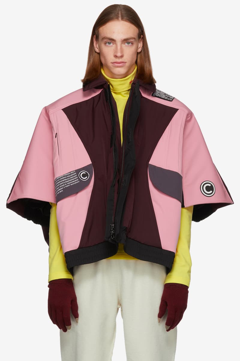 Colmar A.G.E. by Shayne Oliver FW18 Outerwear Fall Winter 2018 Quilter Trousers Tyvek Concept Coat Villa Ski Hoodie Christye Jacket Shell Vest Long Down Pink Yellow Green Grey Hood By Air