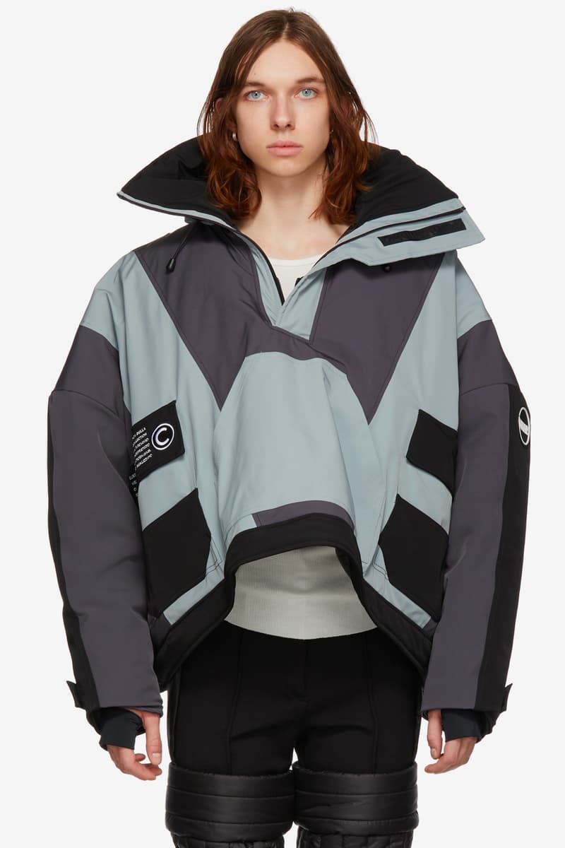 Colmar A.G.E. by Shayne Oliver FW18 Outerwear Fall Winter 2018 Quilter Trousers Tyvek Concept Coat Villa Ski Hoodie Christye Jacket Shell Vest Long Down Pink Yellow Green Grey Hood By Air