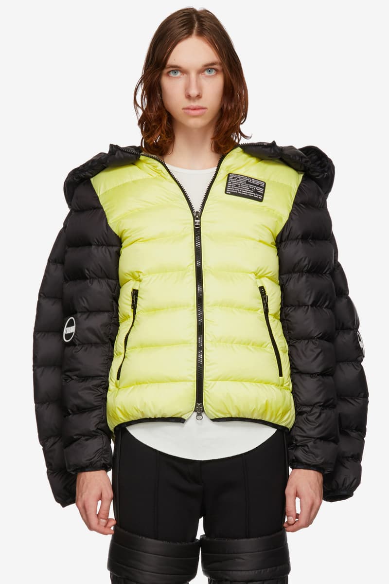 Colmar A.G.E. by Shayne Oliver FW18 Outerwear Fall Winter 2018 Quilter Trousers Tyvek Concept Coat Villa Ski Hoodie Christye Jacket Shell Vest Long Down Pink Yellow Green Grey Hood By Air