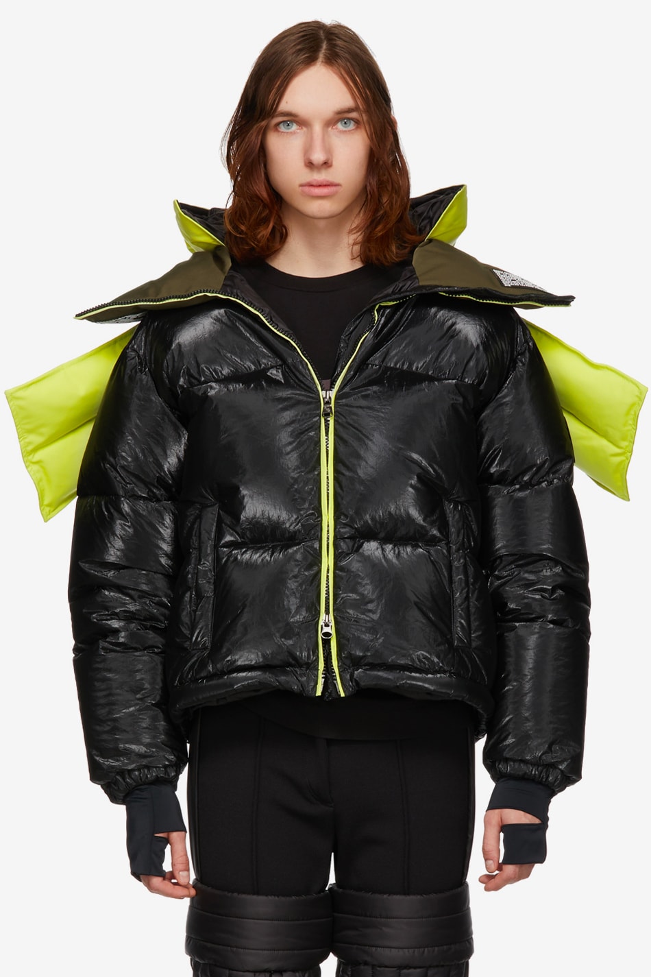Colmar A.G.E. by Shayne Oliver FW18 Outerwear Fall Winter 2018 Quilter Trousers Tyvek Concept Coat Villa Ski Hoodie Christye Jacket Shell Vest Long Down Pink Yellow Green Grey Hood By Air