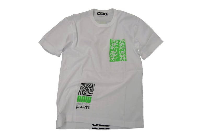 comme des garcons graphic tee