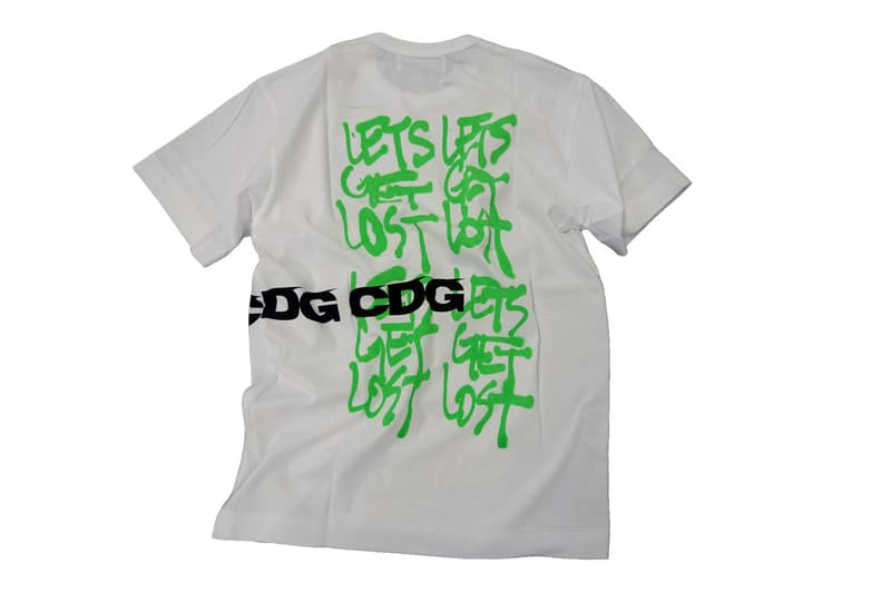 comme des garcons cdg collaboration ignored prayers web store launch international global worldwide release november 1 2018 drop info buy sell purchase tee
