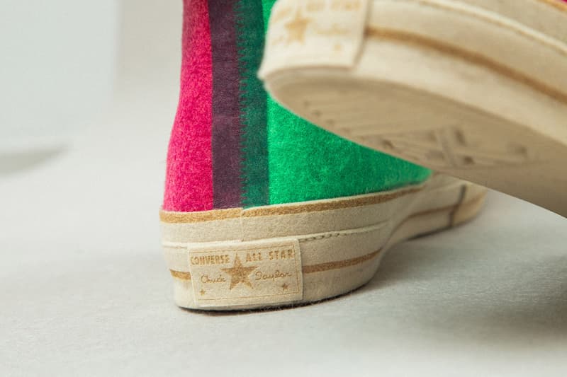 JW Anderson x Converse Chuck Taylor '70 Felt On Foot Closer Look To Buy Availability Release Details Drop Info