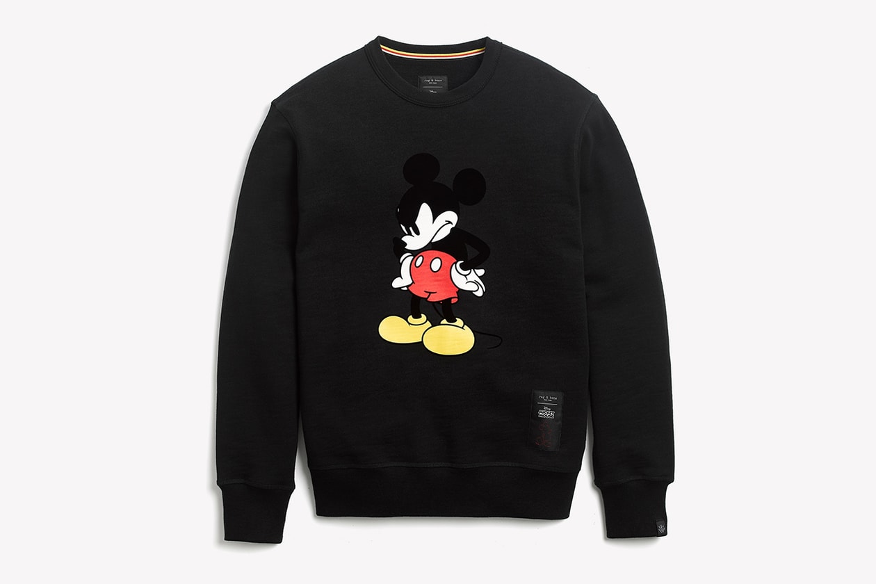 rag & bone Disney Mickey Mouse Capsule Info shirt polo tee sweaters New York styling lookbooks Mickey The True Original pants collection print archive sketch walt 2018 november 1 release