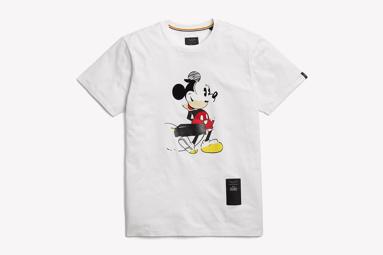 rag & bone Disney Mickey Mouse Capsule Info shirt polo tee sweaters New York styling lookbooks Mickey The True Original pants collection print archive sketch walt 2018 november 1 release