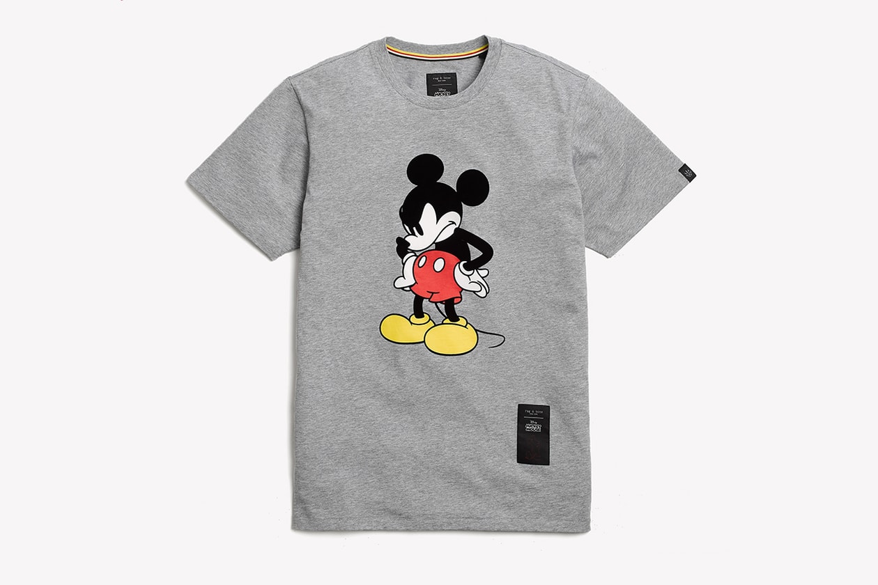 rag & bone Disney Mickey Mouse Capsule Info shirt polo tee sweaters New York styling lookbooks Mickey The True Original pants collection print archive sketch walt 2018 november 1 release