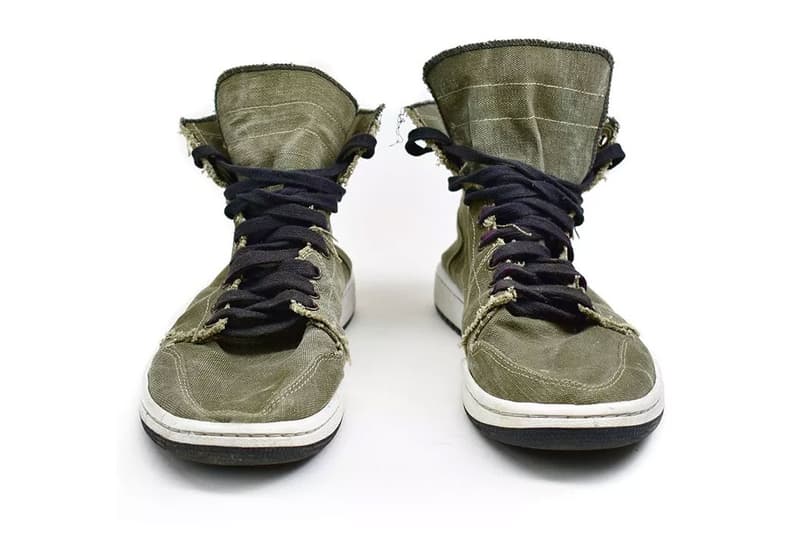 Doctor Dunk AJ1 Decon Prototype Info sneakers shoes kicks Michael Jordan 23 Customs military vintage craft handmade