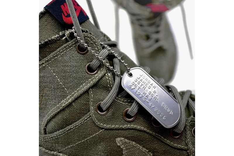 Doctor Dunk AJ1 Decon Prototype Info sneakers shoes kicks Michael Jordan 23 Customs military vintage craft handmade