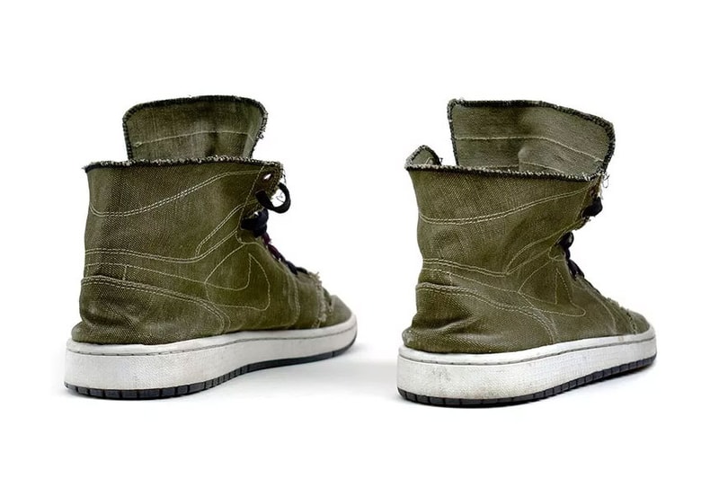 Doctor Dunk AJ1 Decon Prototype Info sneakers shoes kicks Michael Jordan 23 Customs military vintage craft handmade 