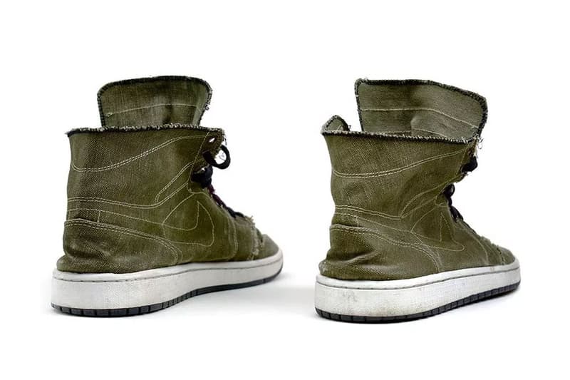 Doctor Dunk AJ1 Decon Prototype Info sneakers shoes kicks Michael Jordan 23 Customs military vintage craft handmade