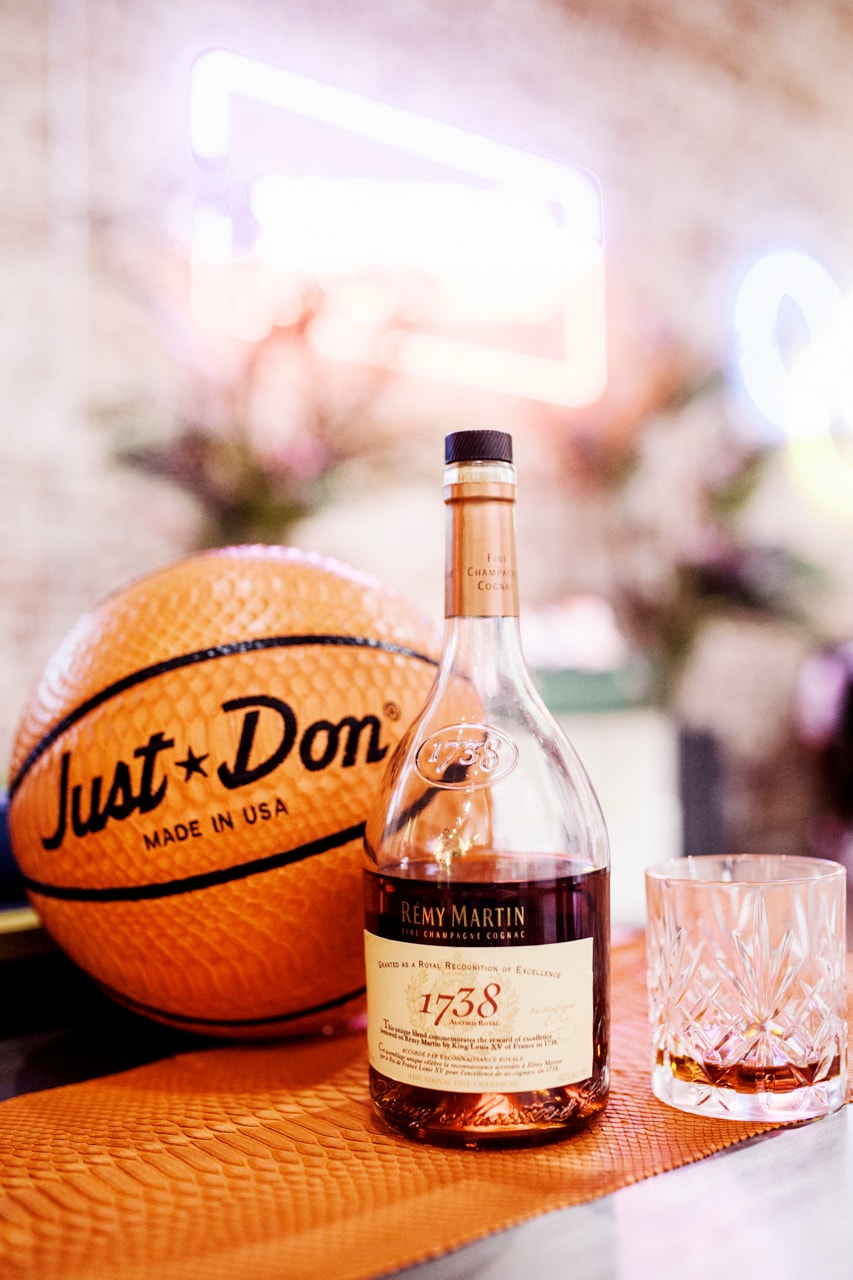 Don C x Rémy Martin "Just Rémy" Collection cognac 1738 sneaker box basketball laces liquor collaboration
