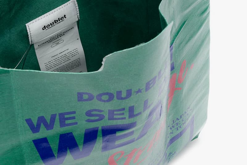 Doublet Fall Winter 2018 Comfort Market Bag release info accessories