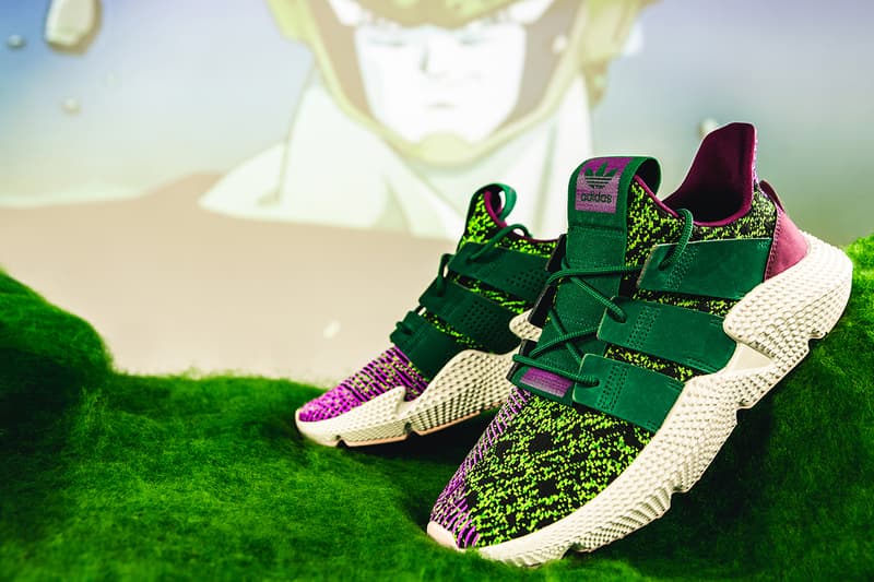 adidas originals dragon ball z collaboration prophere deerupt son gohan cell sneaker shoe model release date drop info october 27 2018 collection anime