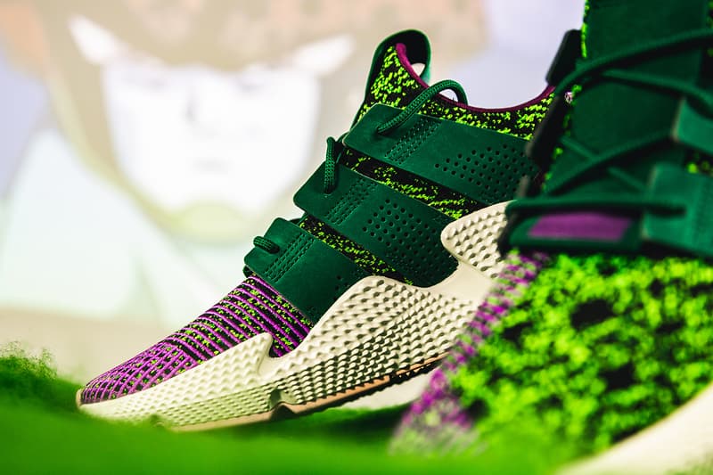 adidas originals dragon ball z collaboration prophere deerupt son gohan cell sneaker shoe model release date drop info october 27 2018 collection anime