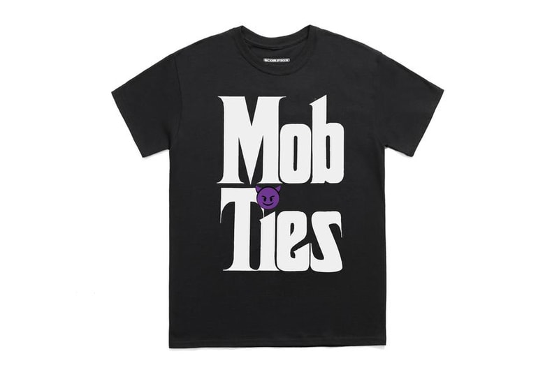 drake mob ties merch sweater tee shirt drop release details info buy sell exclusive store purple demon emoji rap a lot records scorpion single track