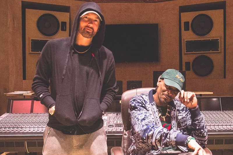 Eminem & Snoop Dogg Reunite in the Studio upcoming collaboration studios albums music Detroit