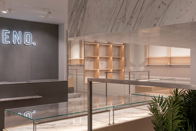 END. London Flagship store launch opening images retail shops