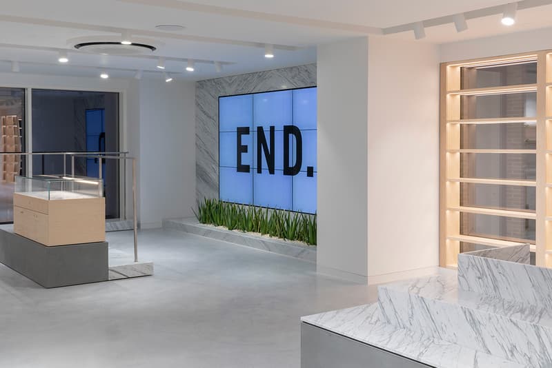 END. London Flagship store launch opening images retail shops