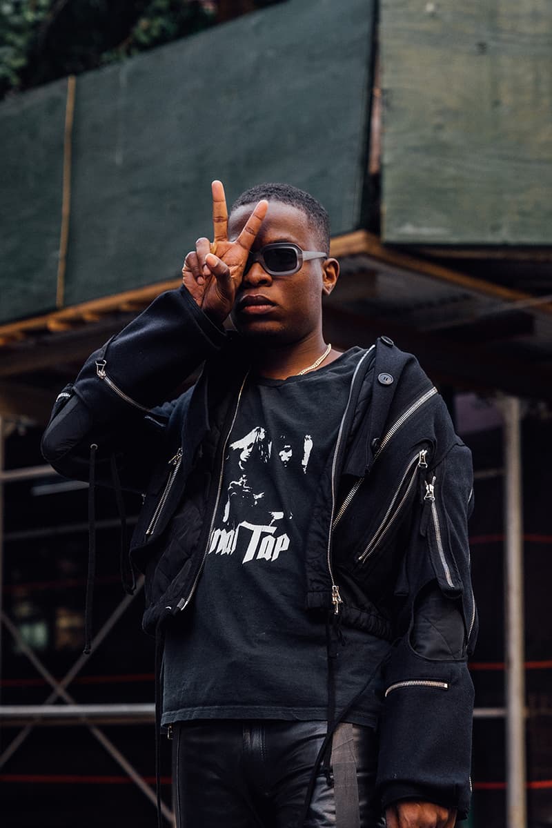 ev bravado streetsnaps style interview outfit dries van noten sean clay rumors of war king combs virgil abloh heron preston noir bondage leather vans custom diy collection handmade vintage