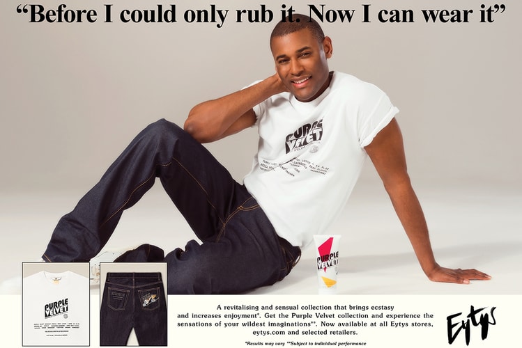 Eytys Collaborates With Fictional Beauty Brand "Purple Velvet" on Apparel Capsule