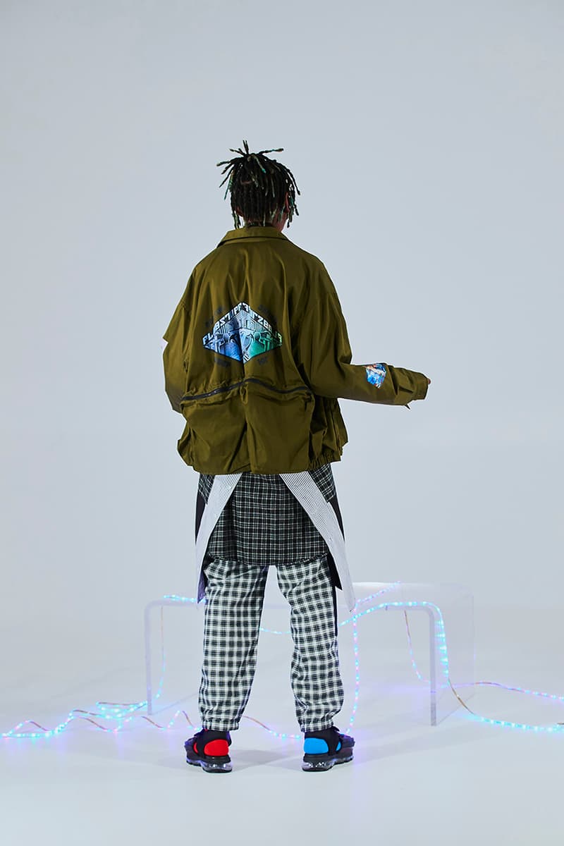 F-LAGSTUF-F flagstuff collection lookbook spring summer 2019 destruction laboratory kaneko tomiyuki print pattern