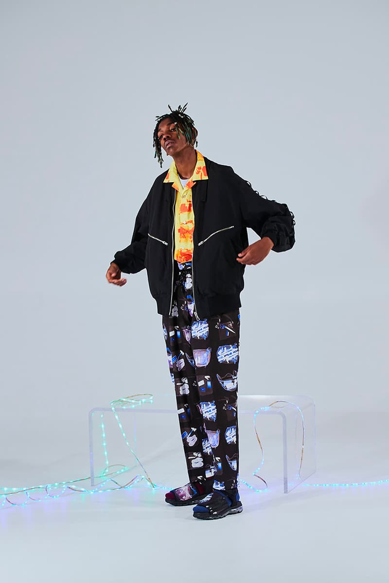 F-LAGSTUF-F flagstuff collection lookbook spring summer 2019 destruction laboratory kaneko tomiyuki print pattern
