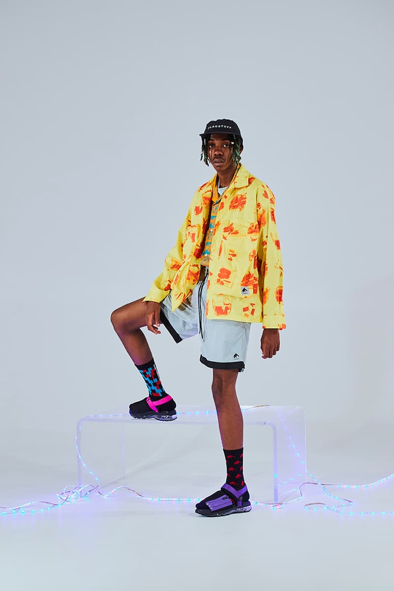 F-LAGSTUF-F flagstuff collection lookbook spring summer 2019 destruction laboratory kaneko tomiyuki print pattern
