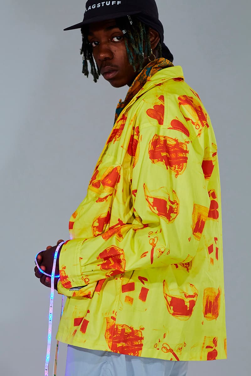 F-LAGSTUF-F flagstuff collection lookbook spring summer 2019 destruction laboratory kaneko tomiyuki print pattern